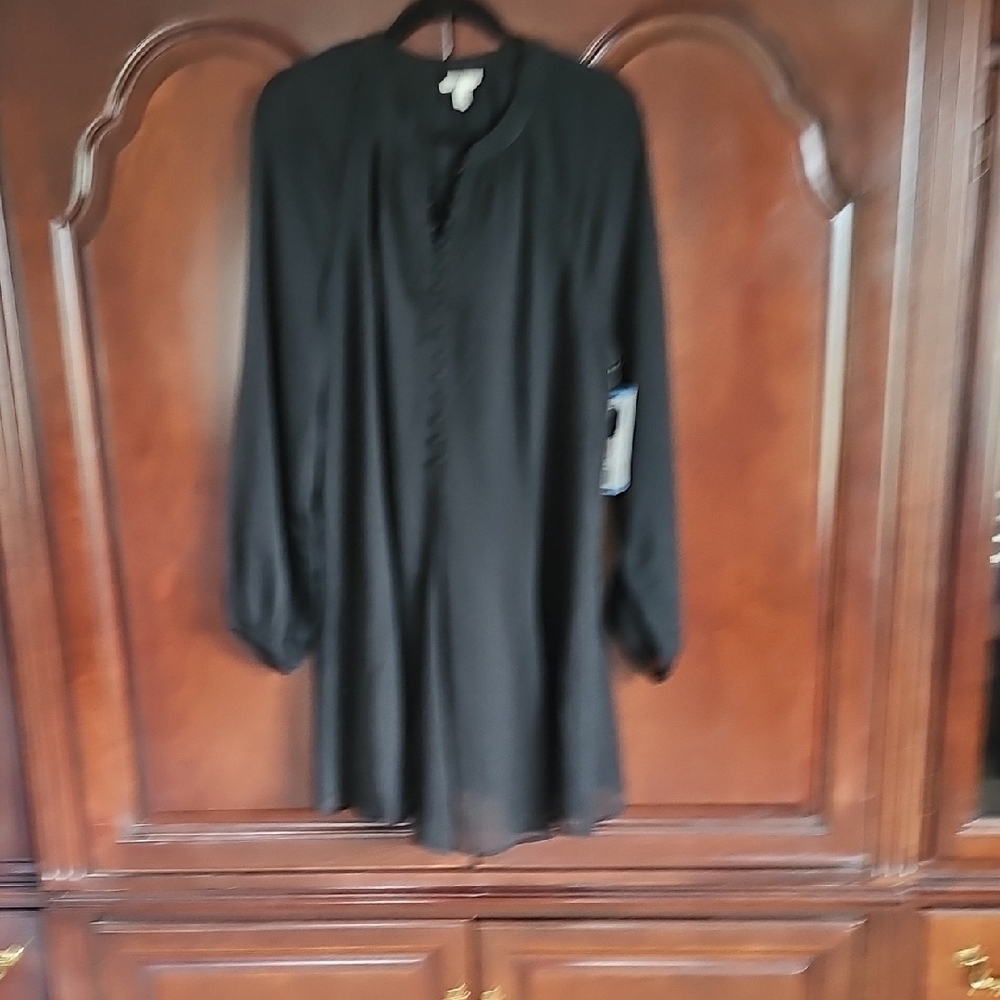 Joie Black Long-Sleeve Mini Dress